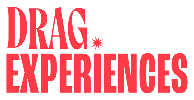 Bold red text: 'Drag EXPERIENCES' with a star between words.
