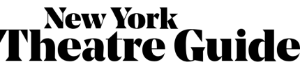 Logo text: New York Theatre Guide in bold, black font.