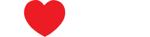 I heart NY logo with a red heart in place of 'love'